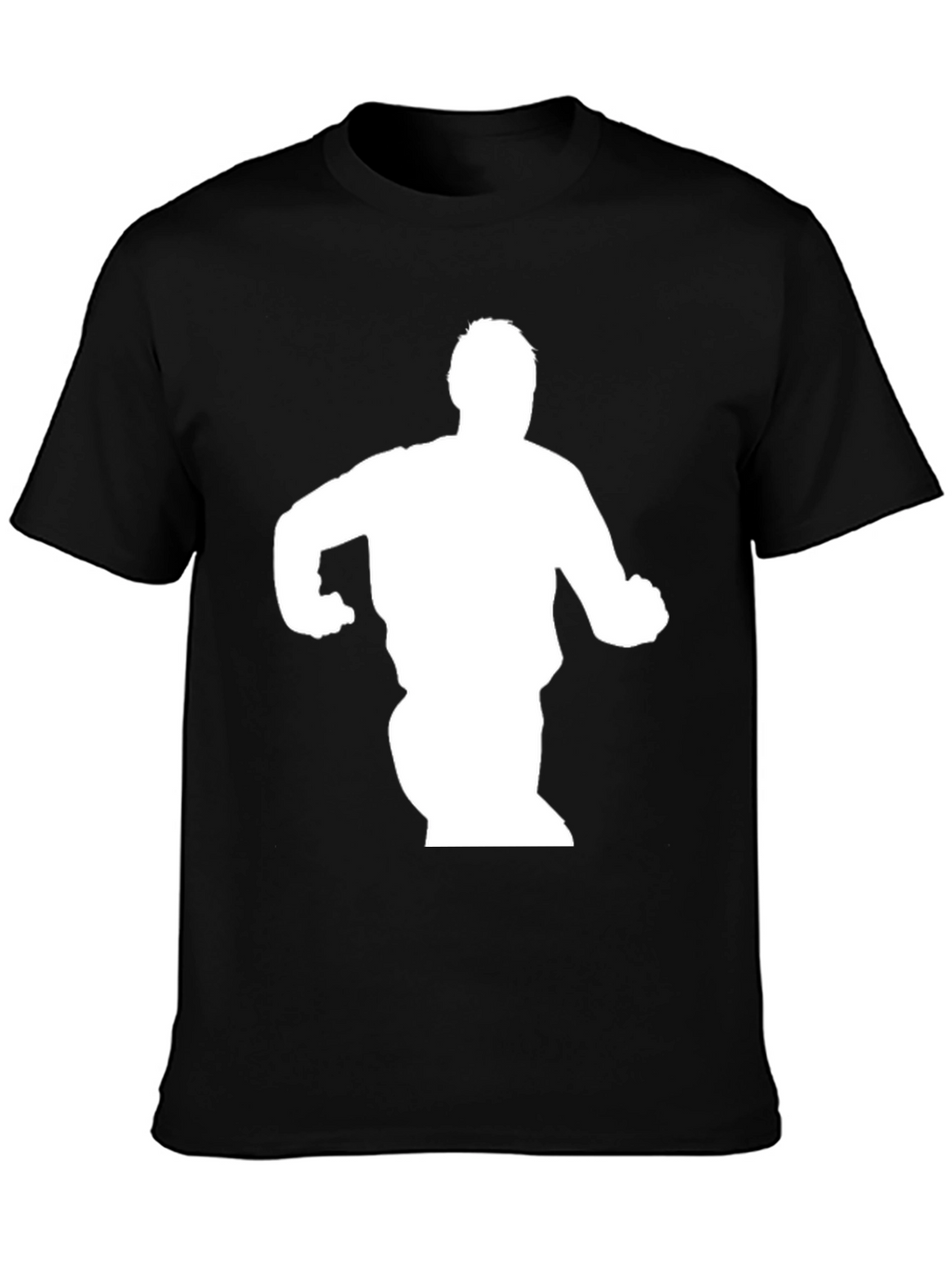 Silhouette Graphic Tee - Black Cotton Blend