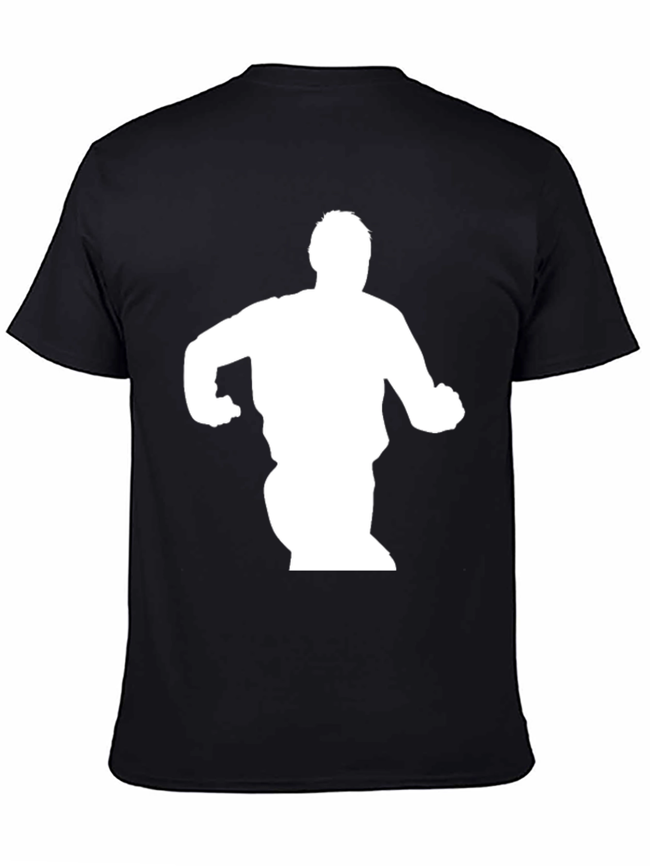 Silhouette Graphic Tee - Black Cotton Blend