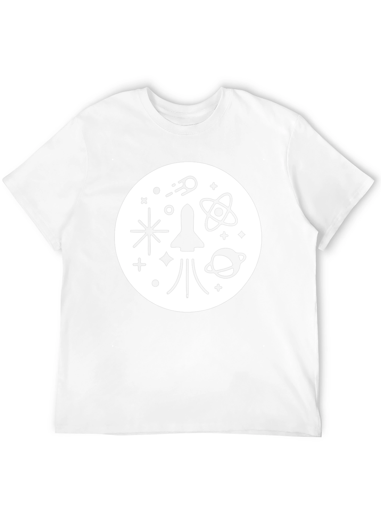 Space Exploration T-Shirt - Rocket Planets Stars