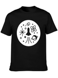 Space Exploration T-Shirt - Rocket Planets Stars