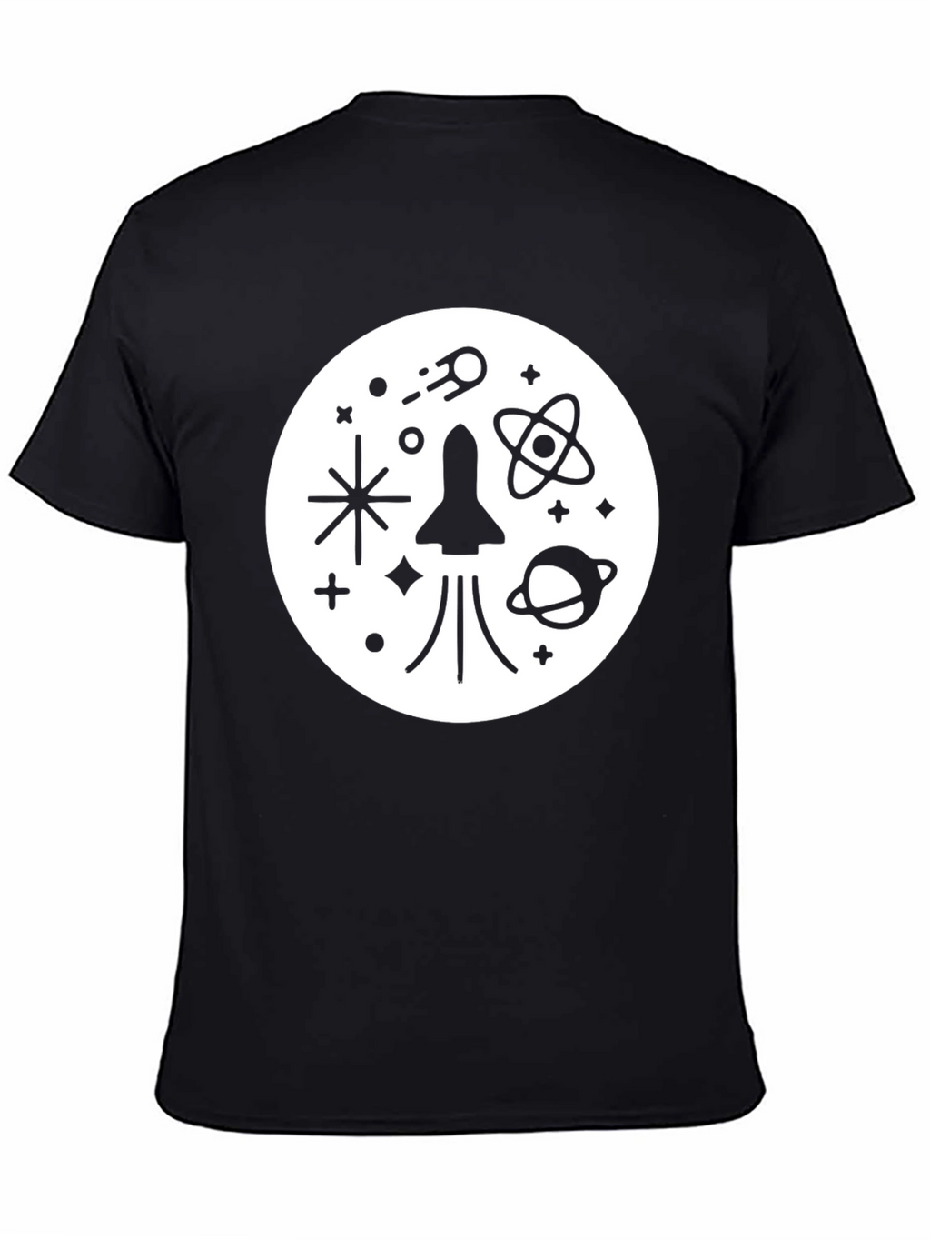 Space Exploration T-Shirt - Rocket Planets Stars