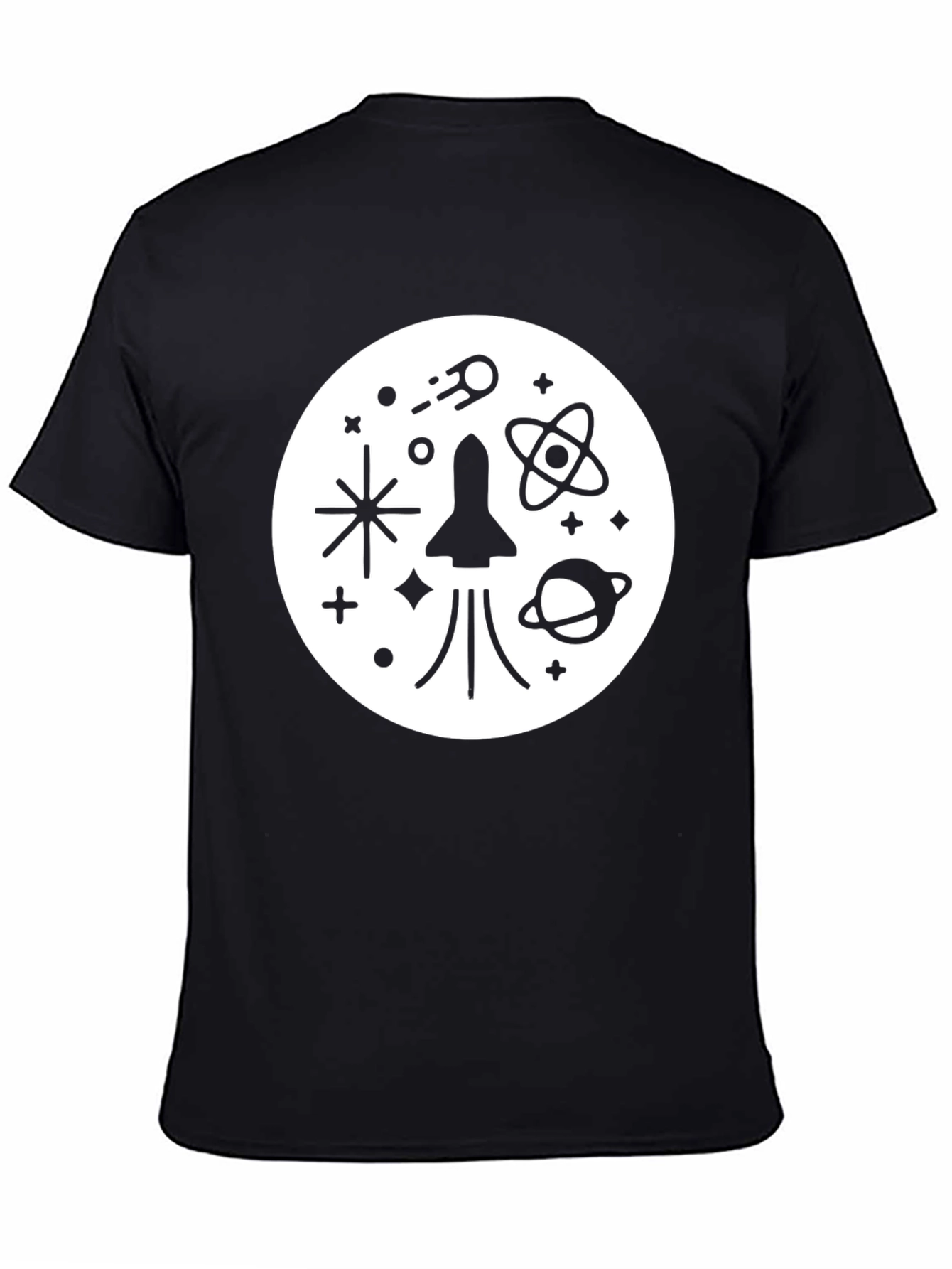 Space Exploration T-Shirt - Rocket Planets Stars