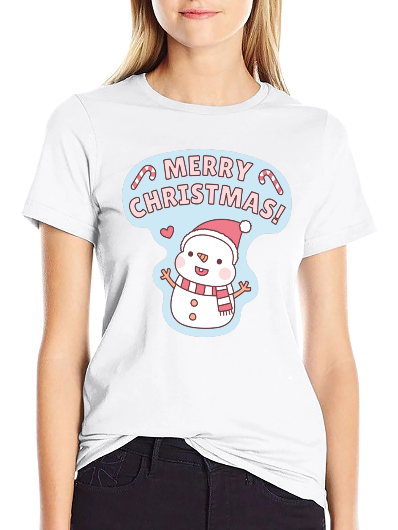 Merry Christmas Snowman T-Shirt