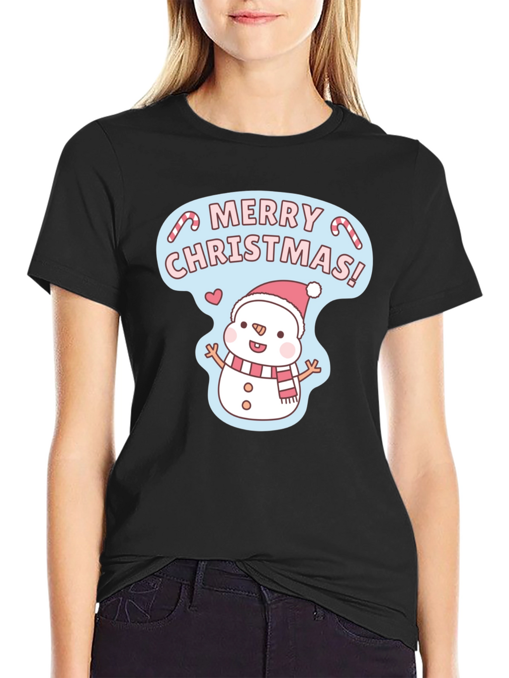 Merry Christmas Snowman T-Shirt
