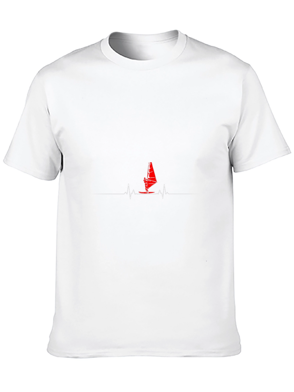 Windsurf Heartbeat Graphic Tee - Black