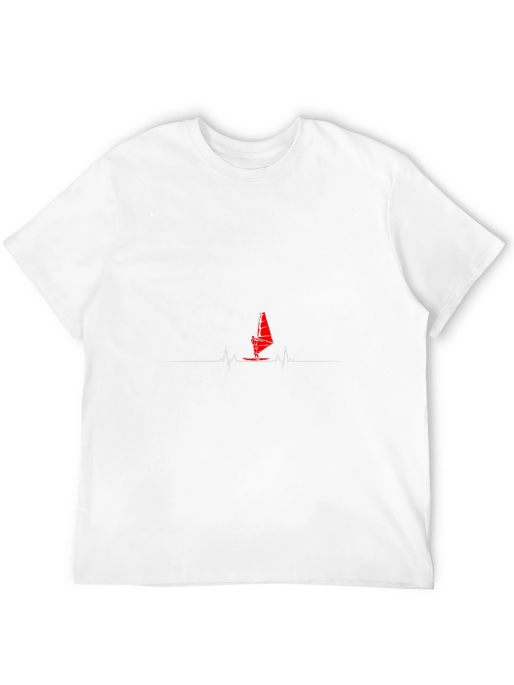 Windsurf Heartbeat Graphic Tee - Black