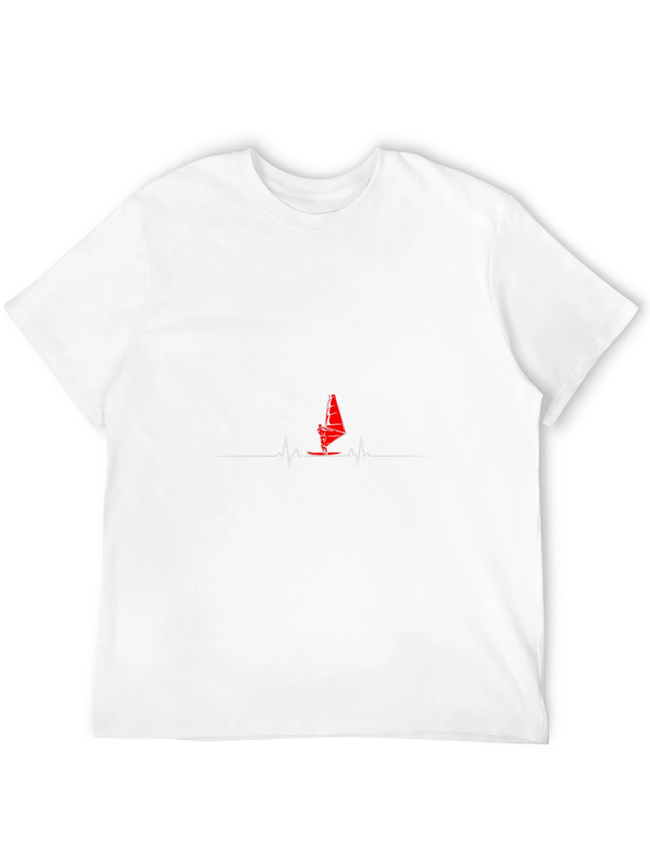 Windsurf Heartbeat Graphic Tee - Black