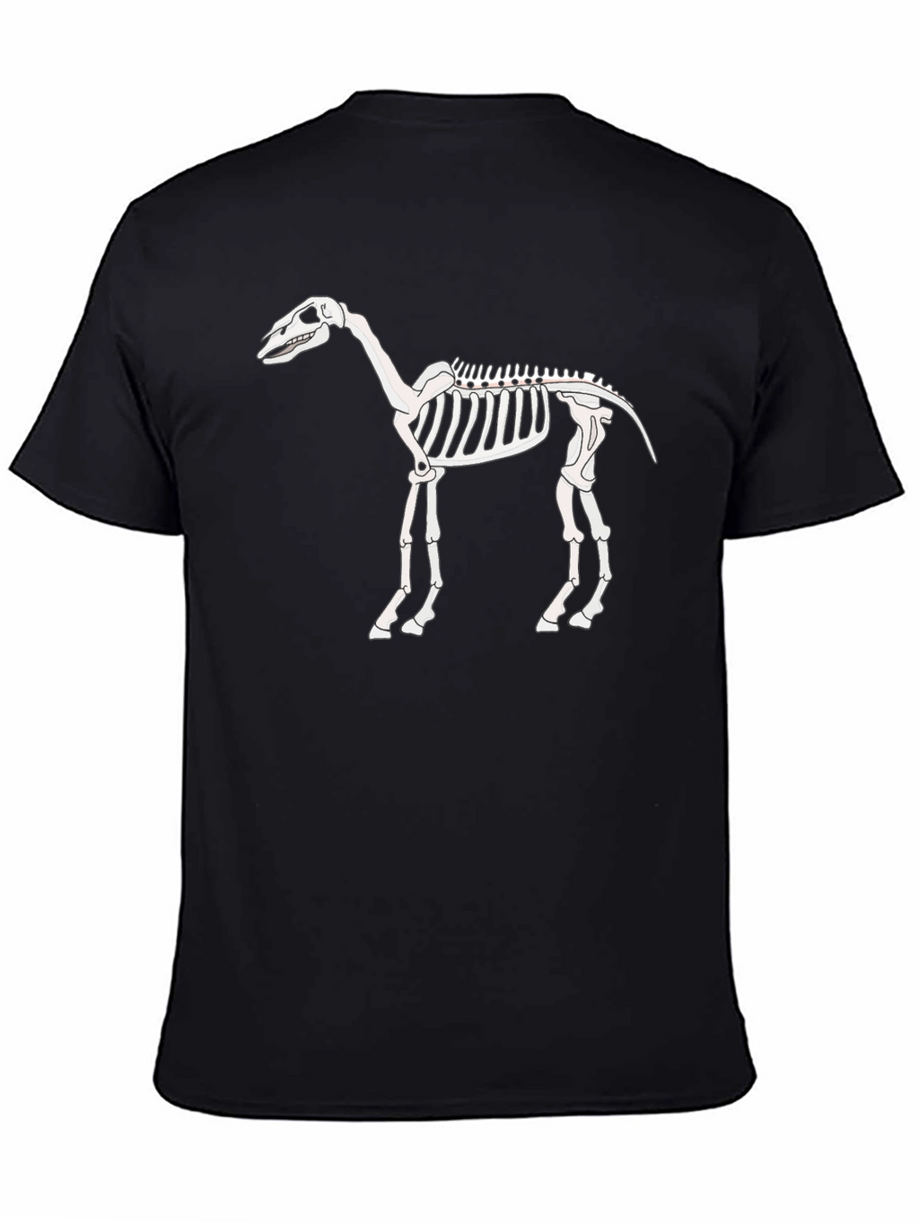 Horse Skeleton Graphic Tee - Black T-Shirt
