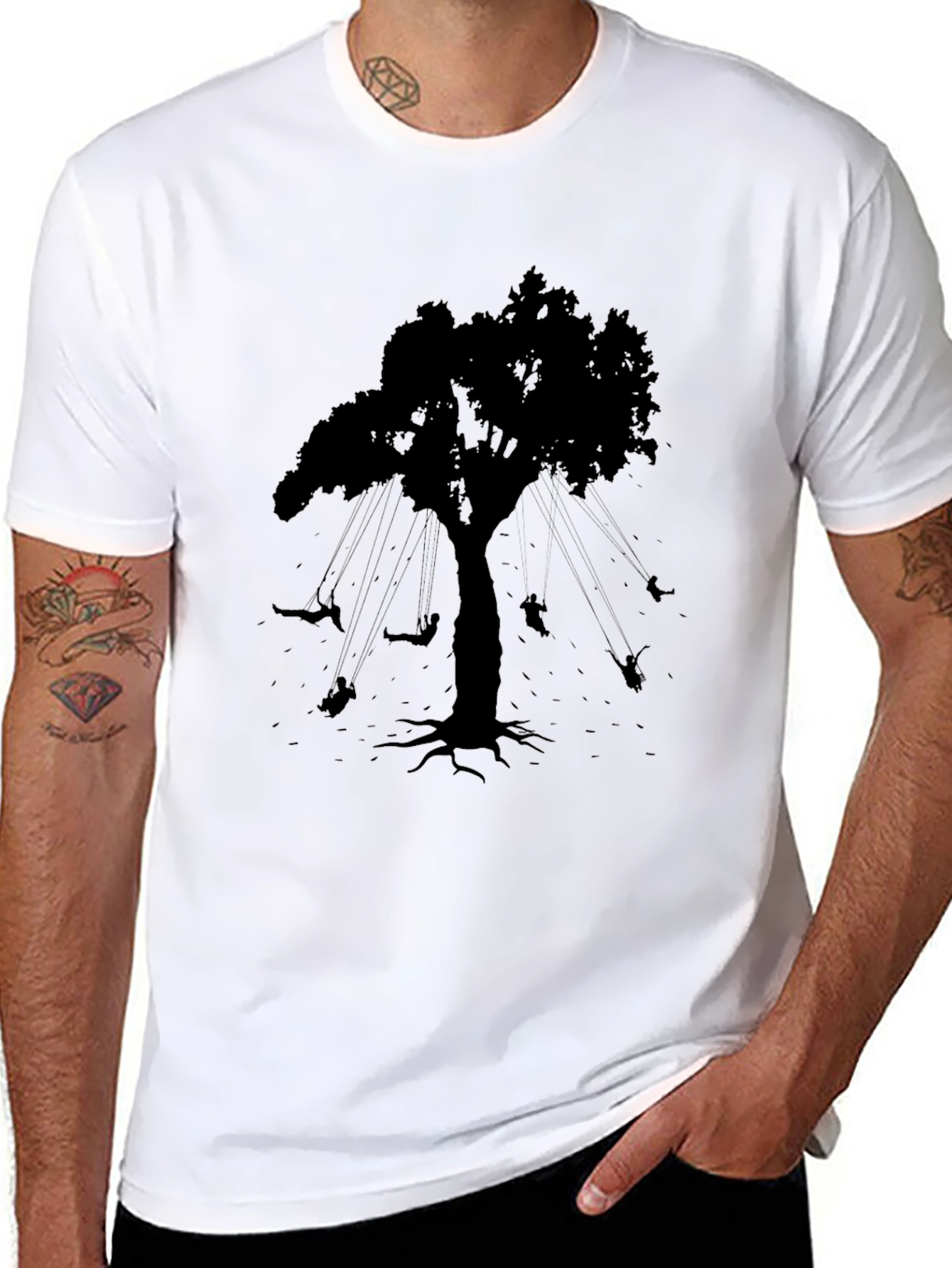 Silhouette Tree Swing T-Shirt