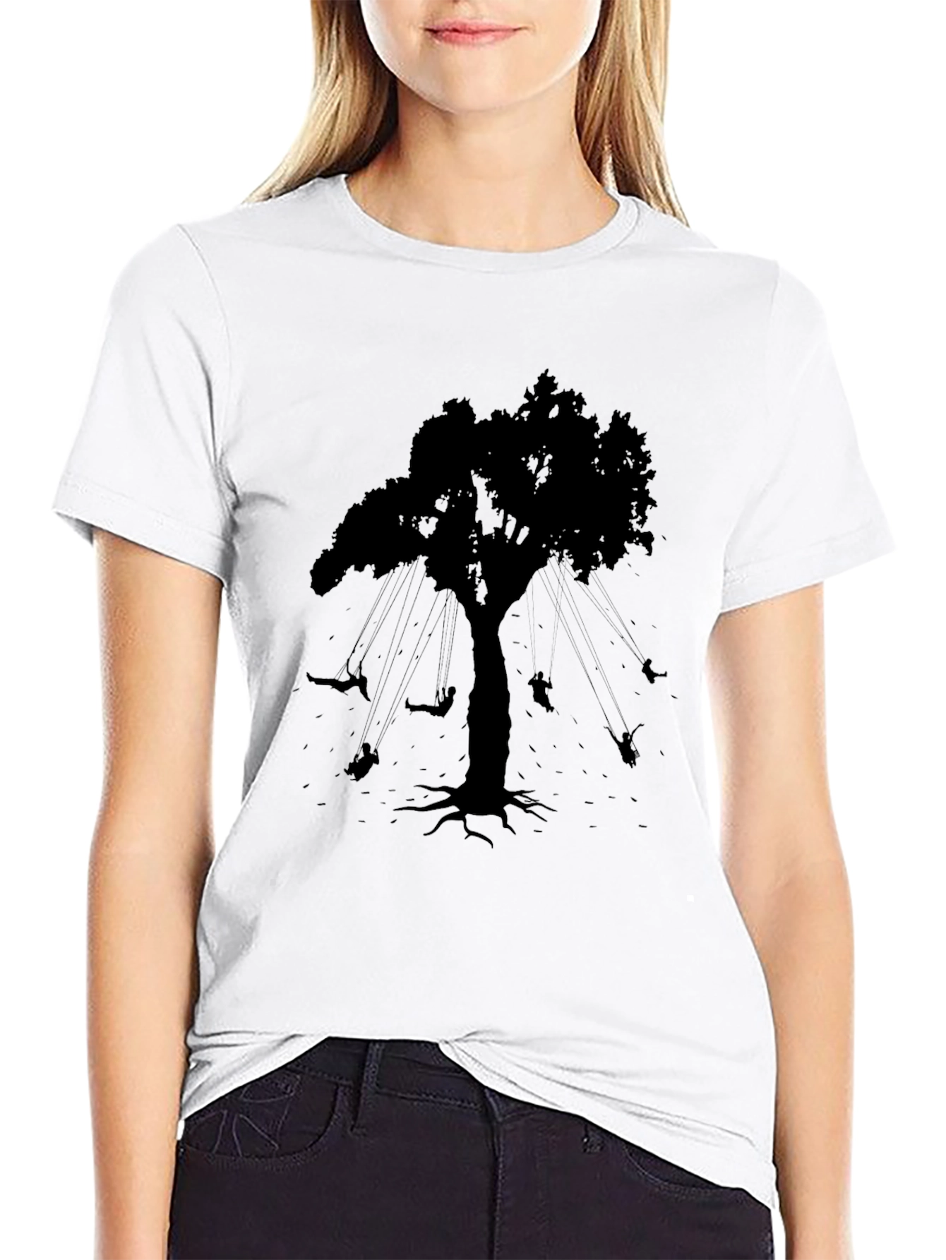Silhouette Tree Swing T-Shirt