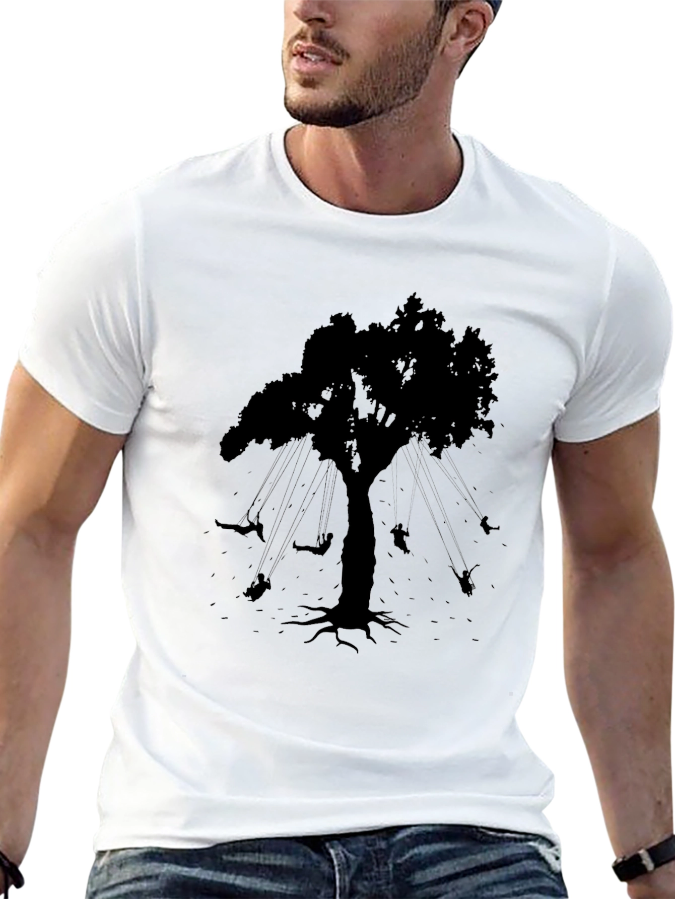 Silhouette Tree Swing T-Shirt