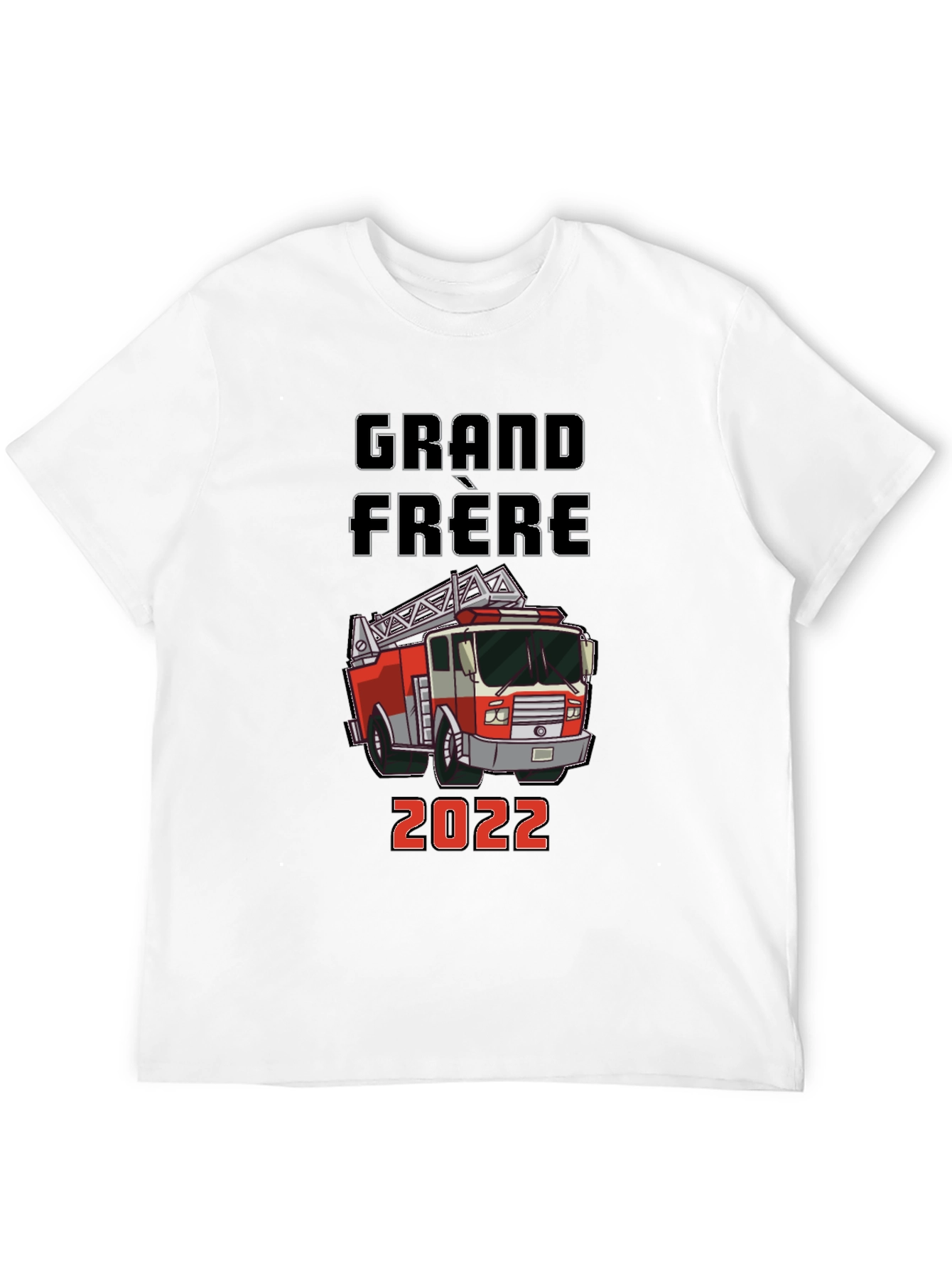 Grand Frere Firetruck T-Shirt - Future Firefighter