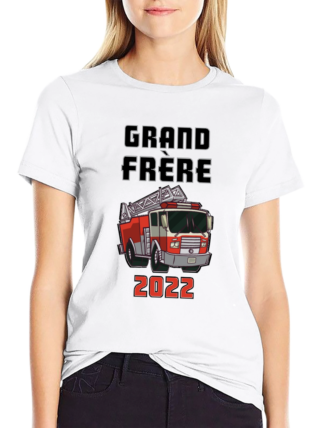 Grand Frere Firetruck T-Shirt - Future Firefighter