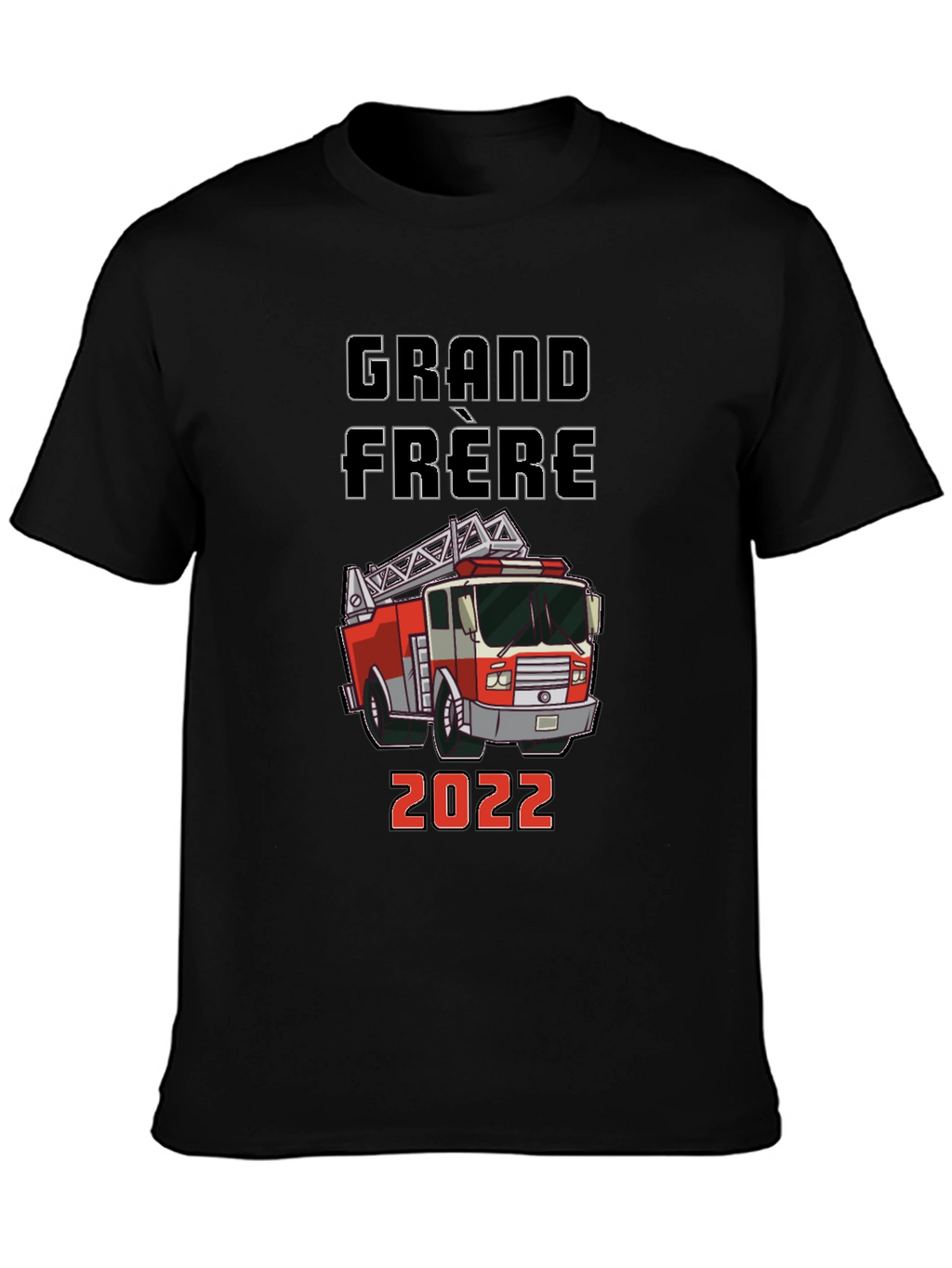 Grand Frere Firetruck T-Shirt - Future Firefighter
