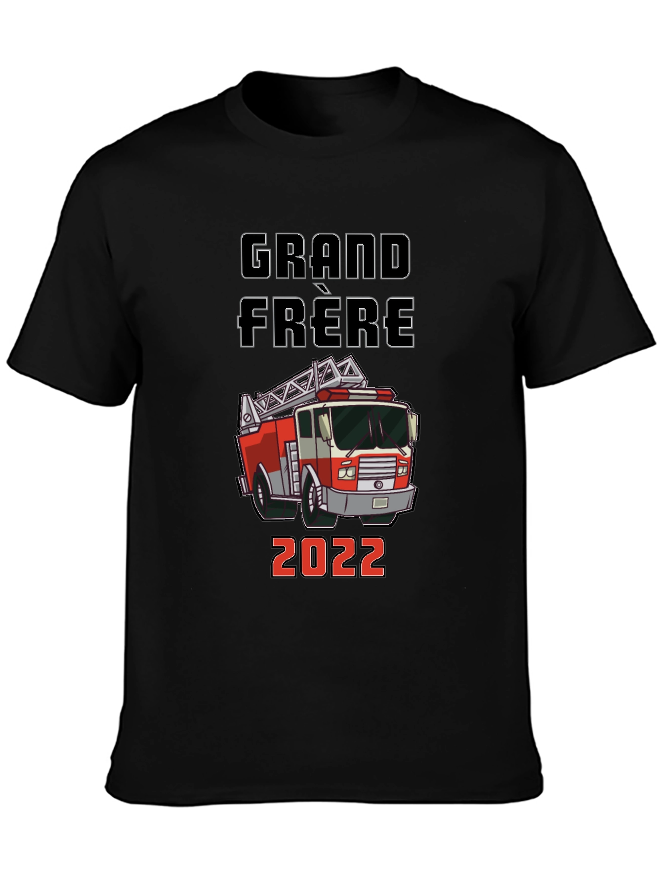Grand Frere Firetruck T-Shirt - Future Firefighter