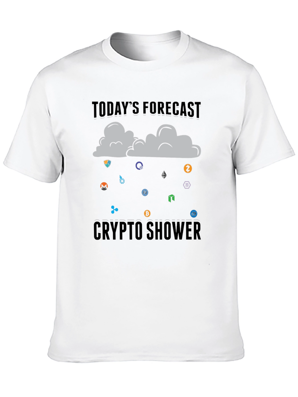 Crypto Shower T-Shirt - Todays Forecast
