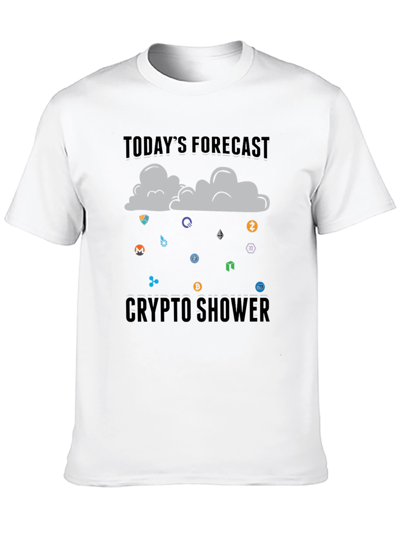 Crypto Shower T-Shirt - Todays Forecast