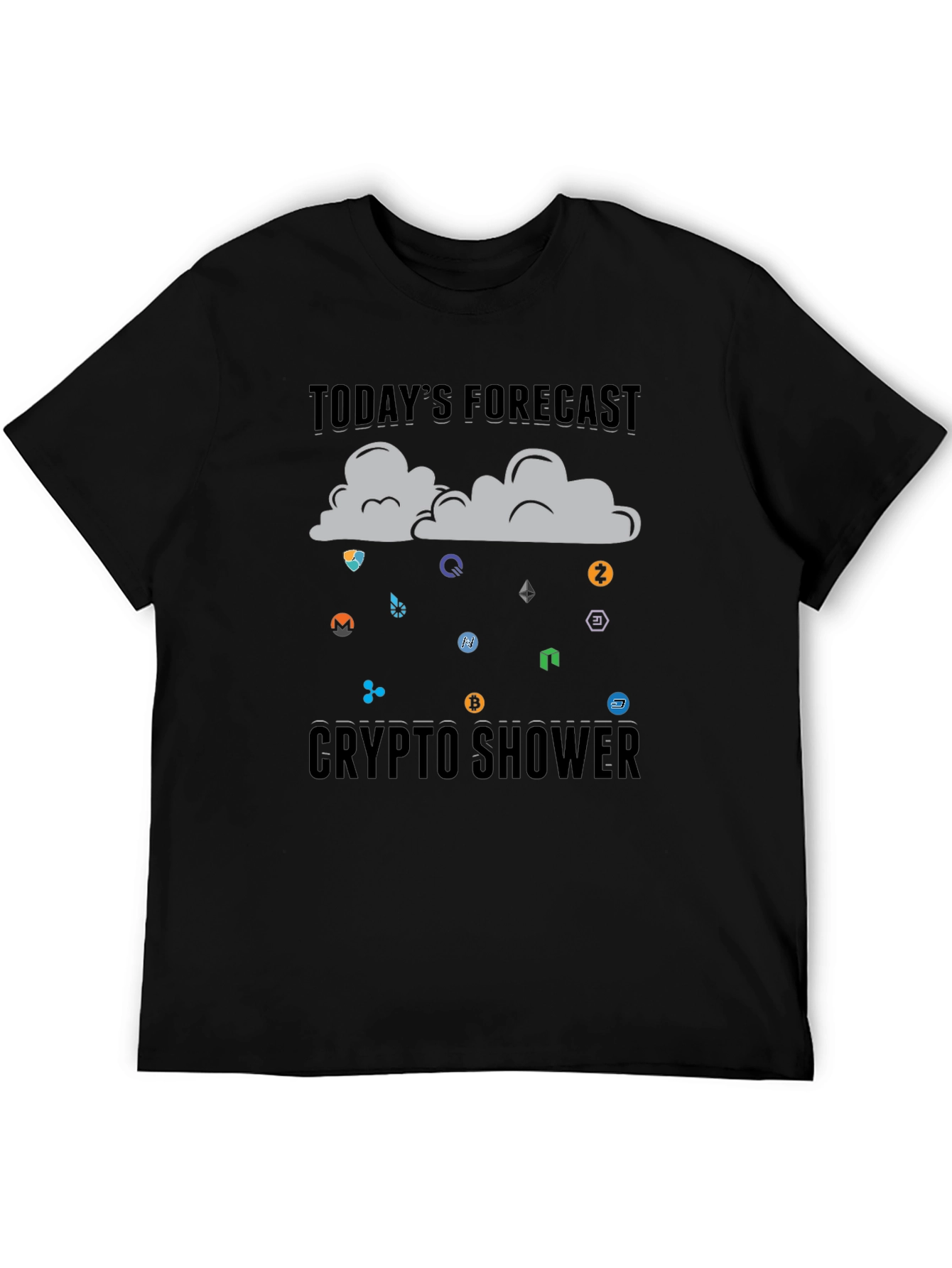 Crypto Shower T-Shirt - Todays Forecast