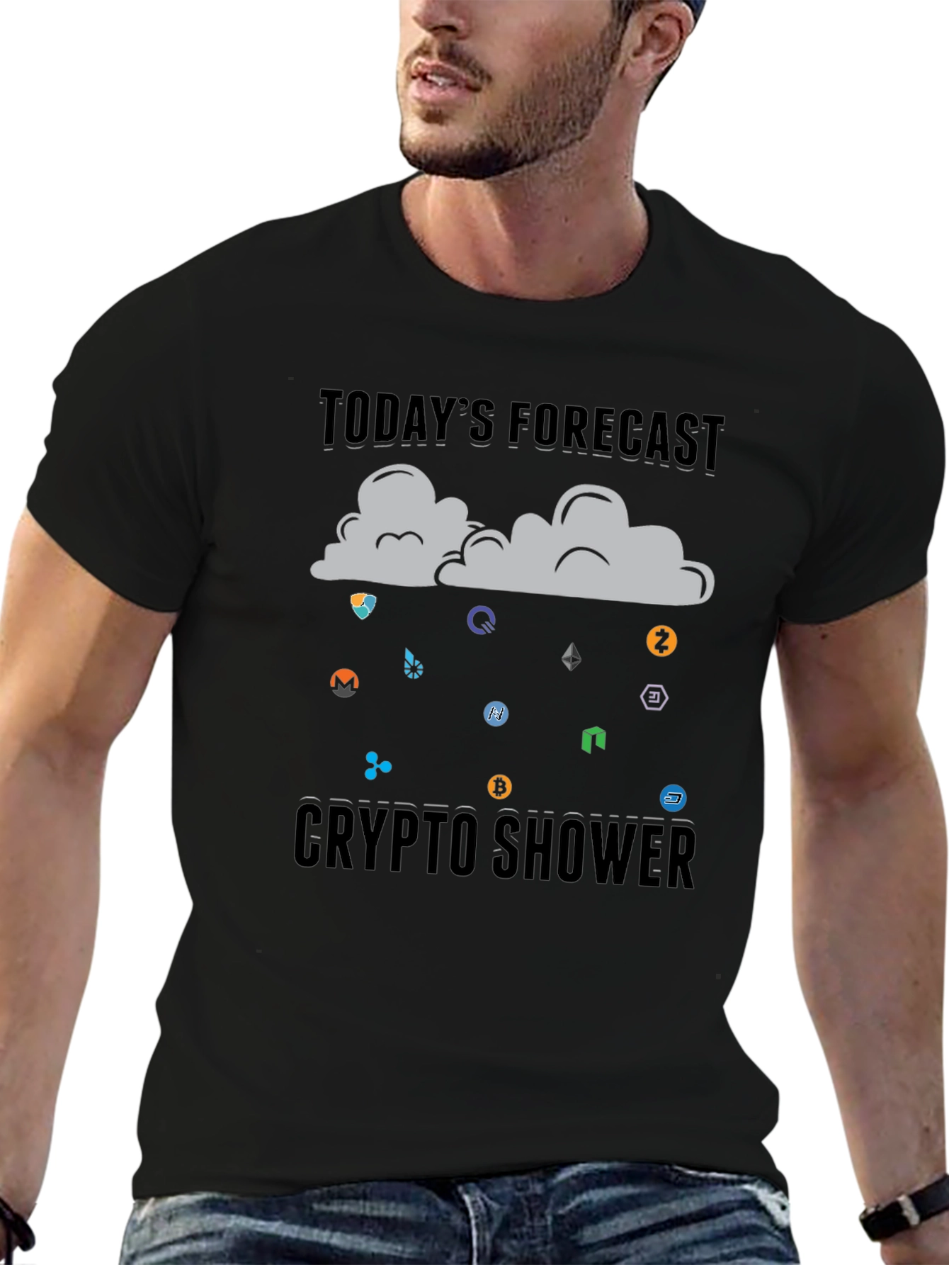 Crypto Shower T-Shirt - Todays Forecast