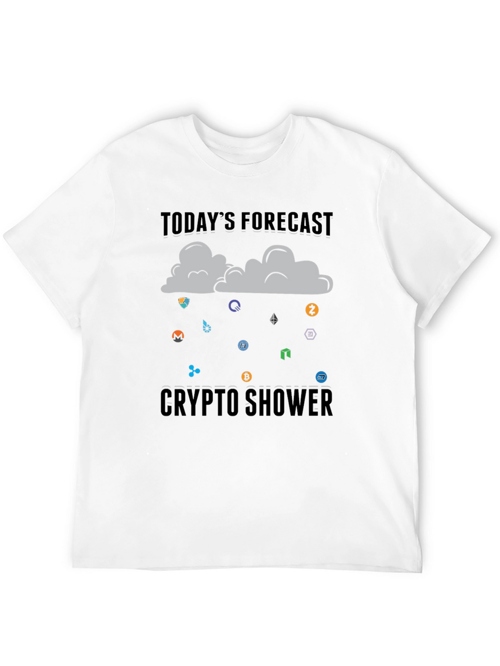 Crypto Shower T-Shirt - Todays Forecast