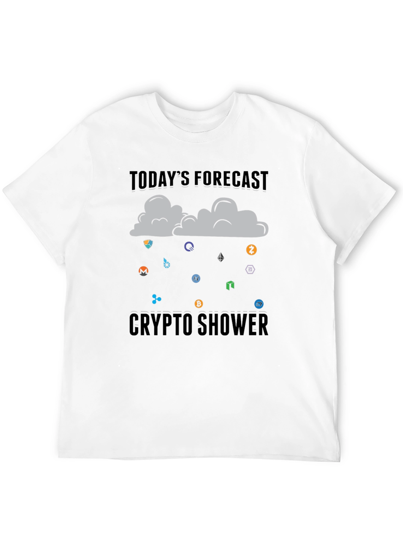Crypto Shower T-Shirt - Todays Forecast