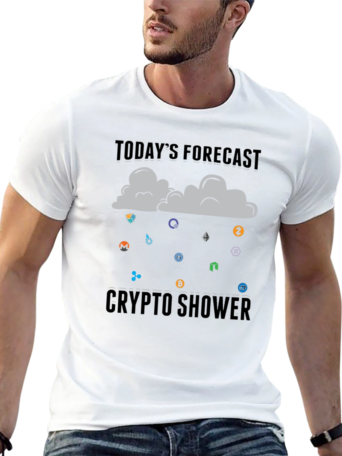 Crypto Shower T-Shirt - Todays Forecast