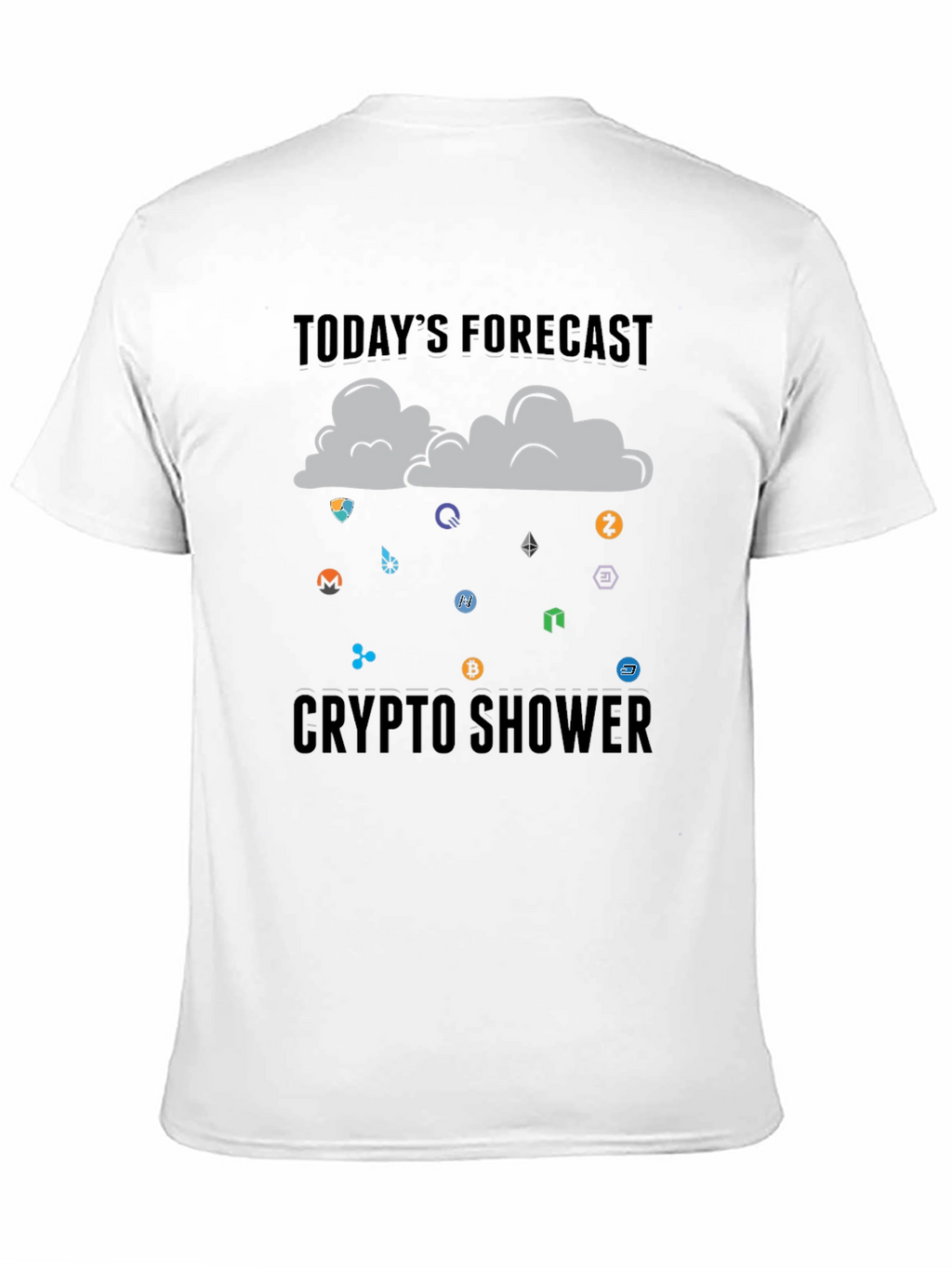 Crypto Shower T-Shirt - Todays Forecast