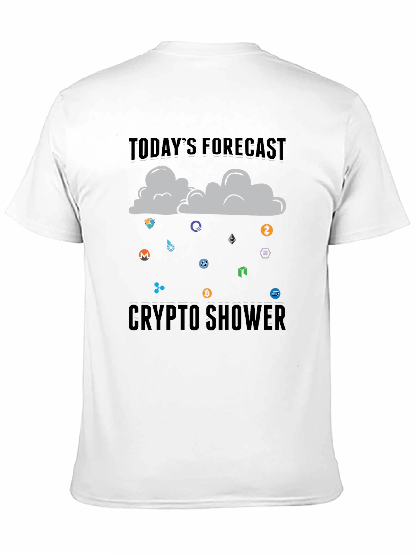 Crypto Shower T-Shirt - Todays Forecast