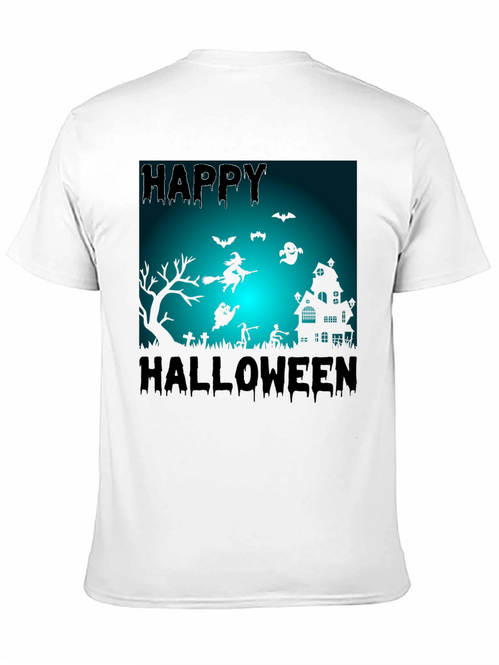 Happy Halloween Black Graphic Tee