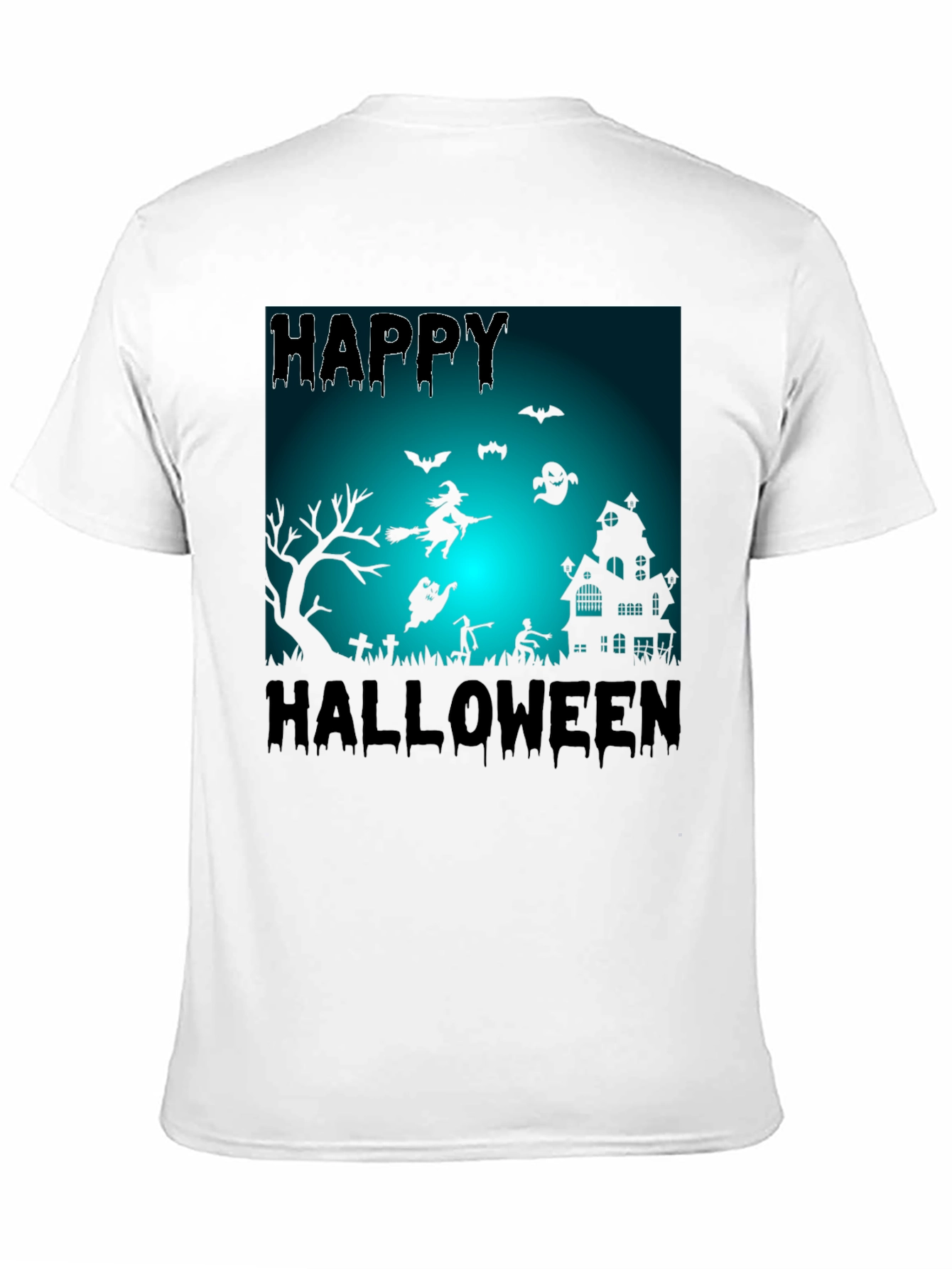 Happy Halloween Black Graphic Tee