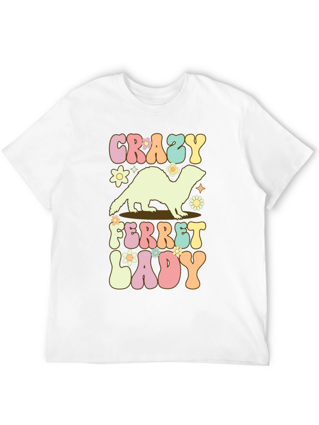 Crazy Ferret Lady Graphic Tee