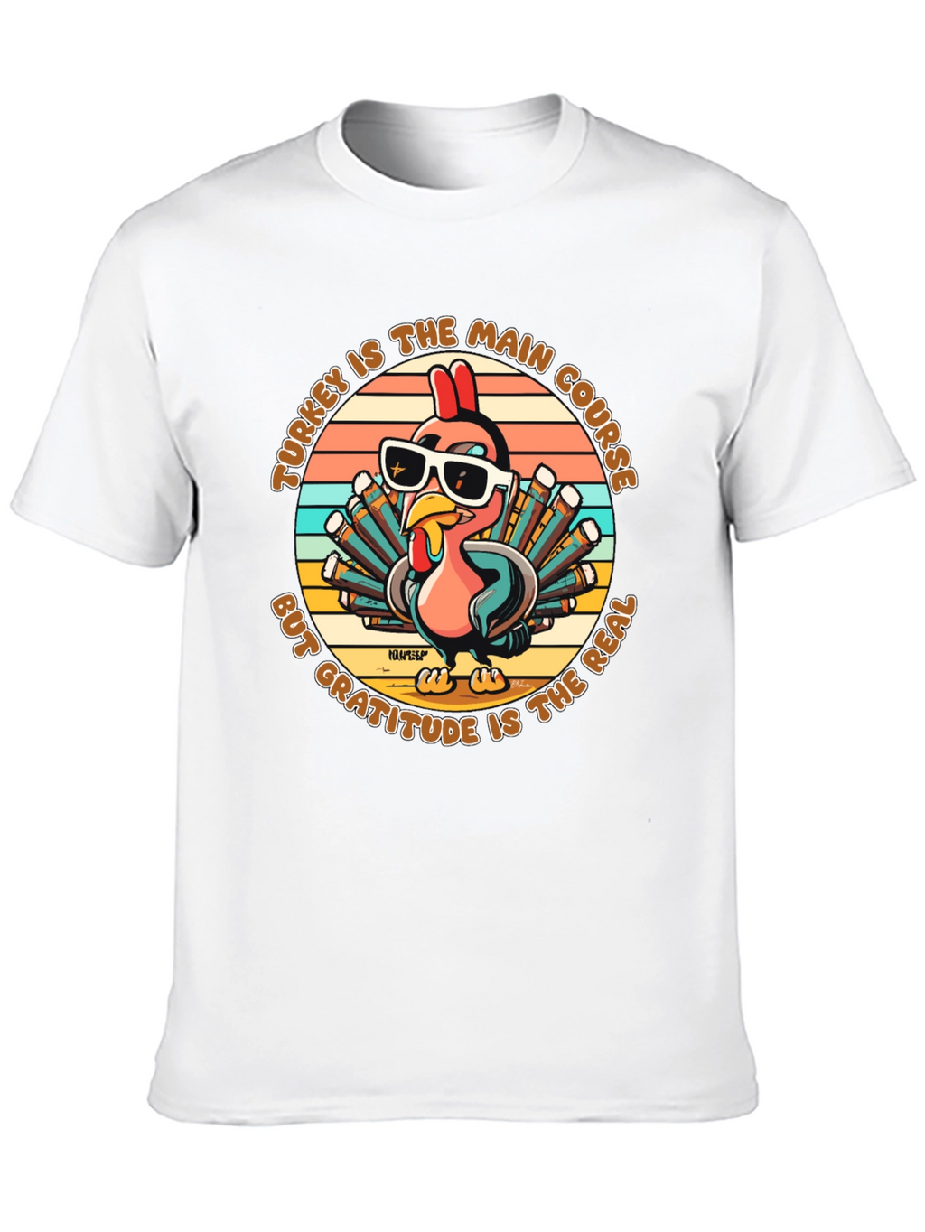 Turkey Main Course Gratitude T-Shirt