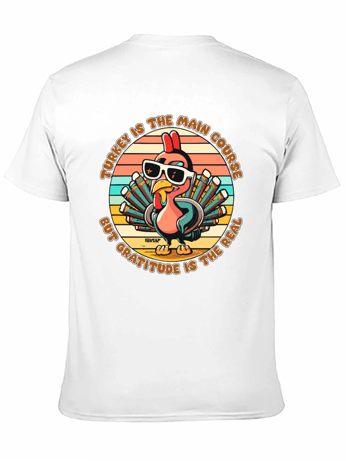 Turkey Main Course Gratitude T-Shirt