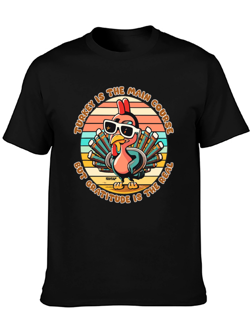 Turkey Main Course Gratitude T-Shirt