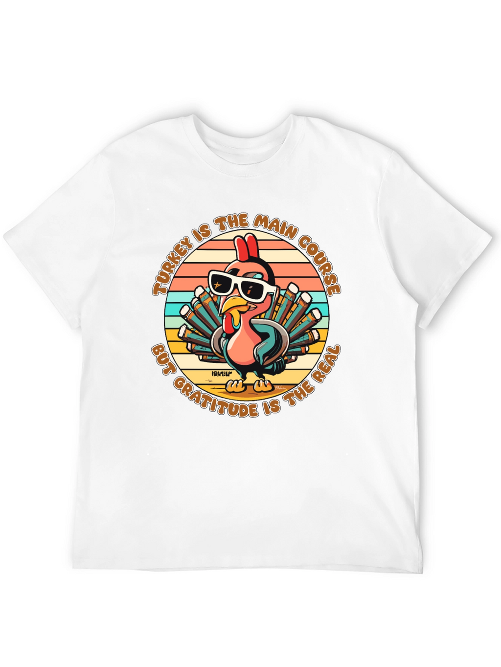 Turkey Main Course Gratitude T-Shirt