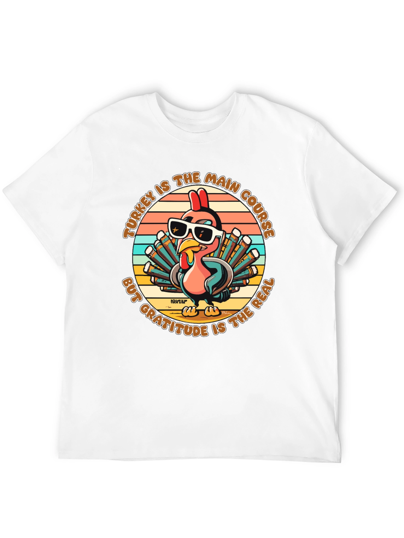 Turkey Main Course Gratitude T-Shirt