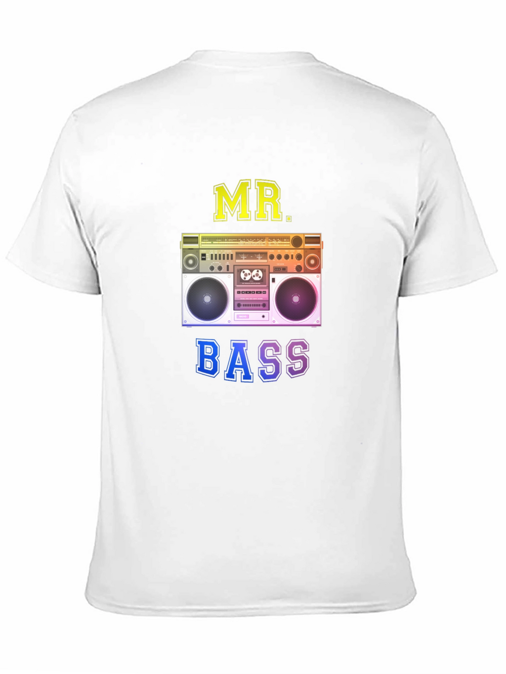 MR. BASS Boombox Graphic Black T-Shirt