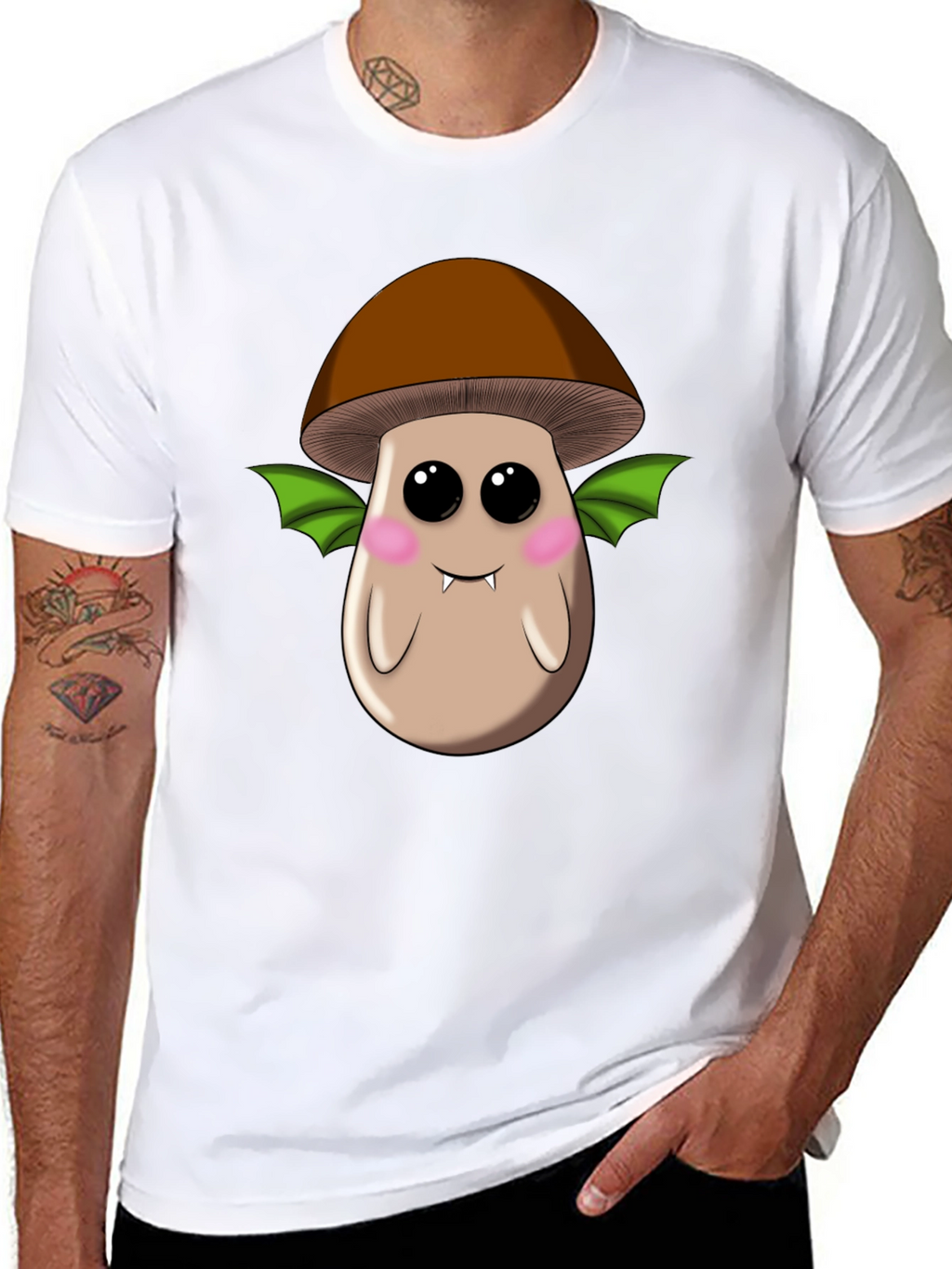 Mushroom Vampire Graphic Tee