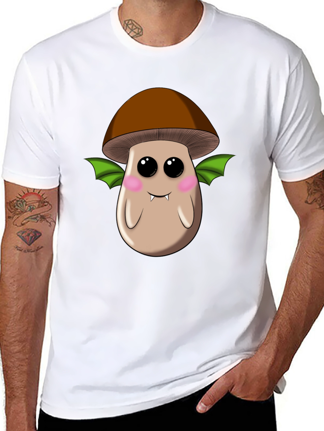 Mushroom Vampire Graphic Tee