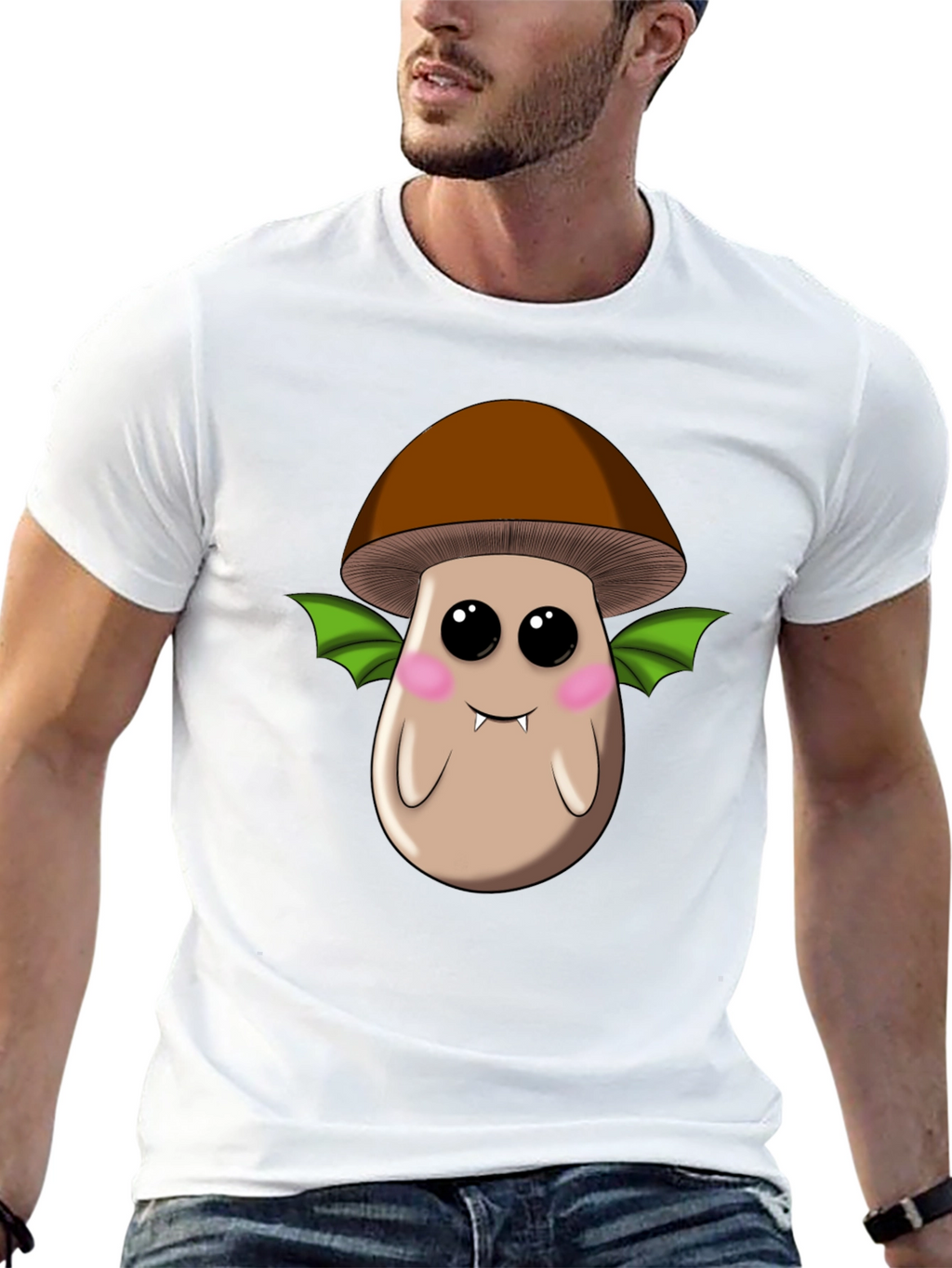 Mushroom Vampire Graphic Tee