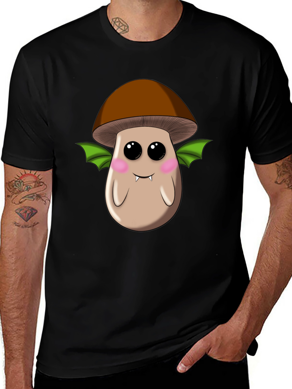Mushroom Vampire Graphic Tee
