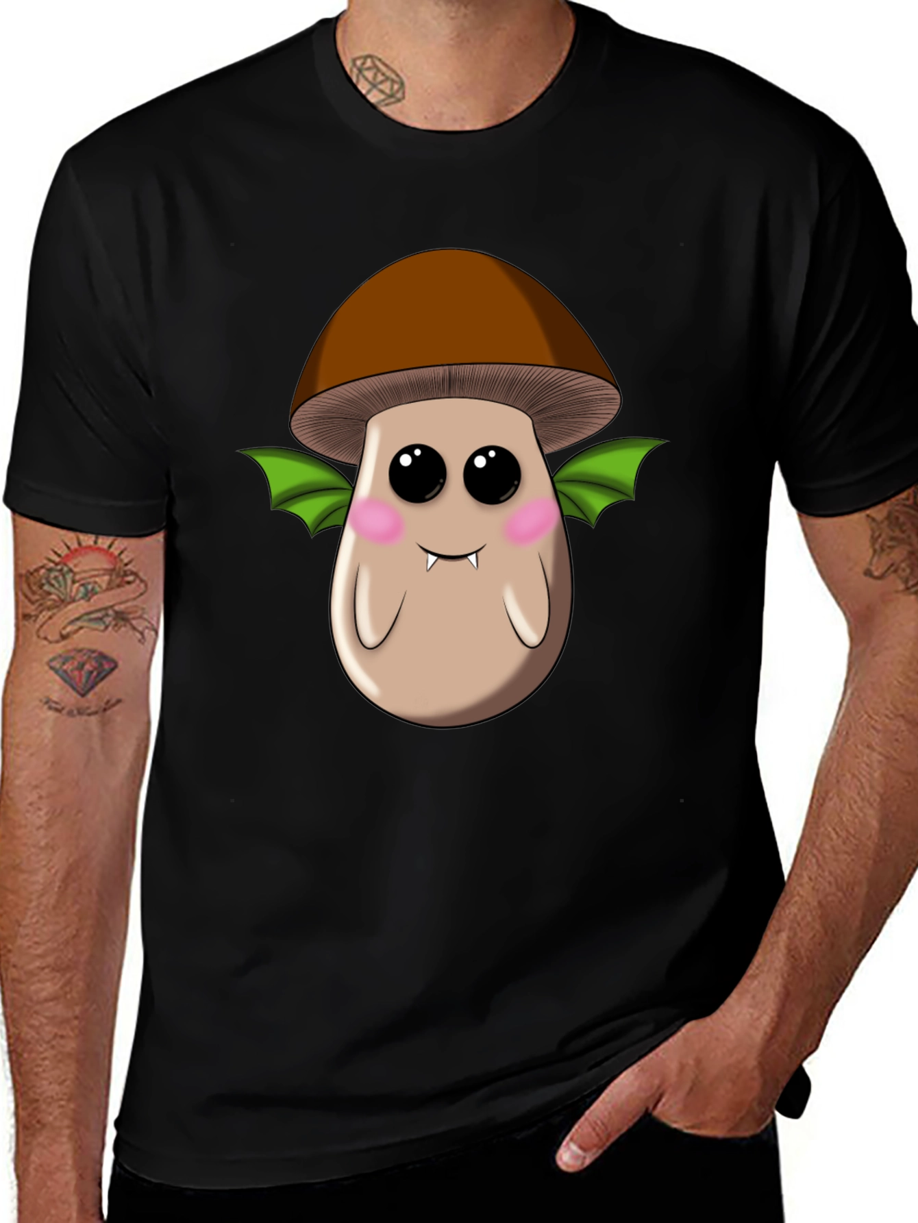 Mushroom Vampire Graphic Tee