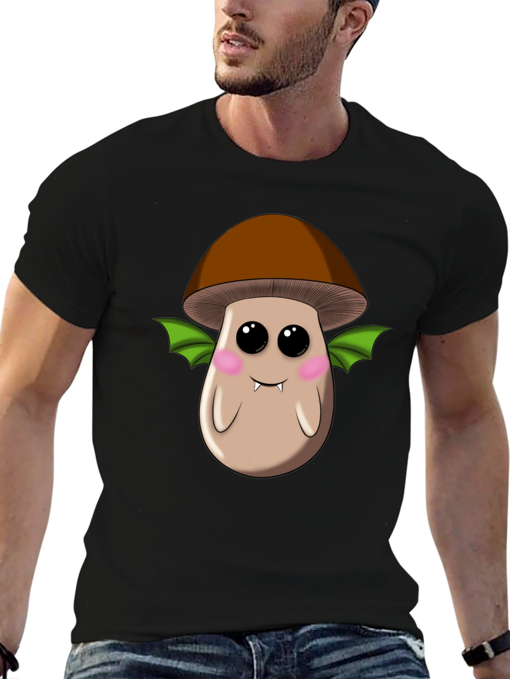 Mushroom Vampire Graphic Tee
