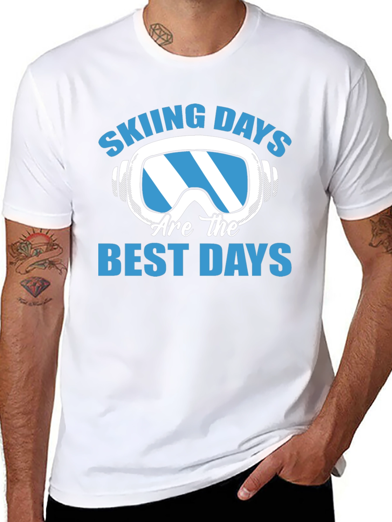 Skiing Days T-Shirt - Best Days Ever