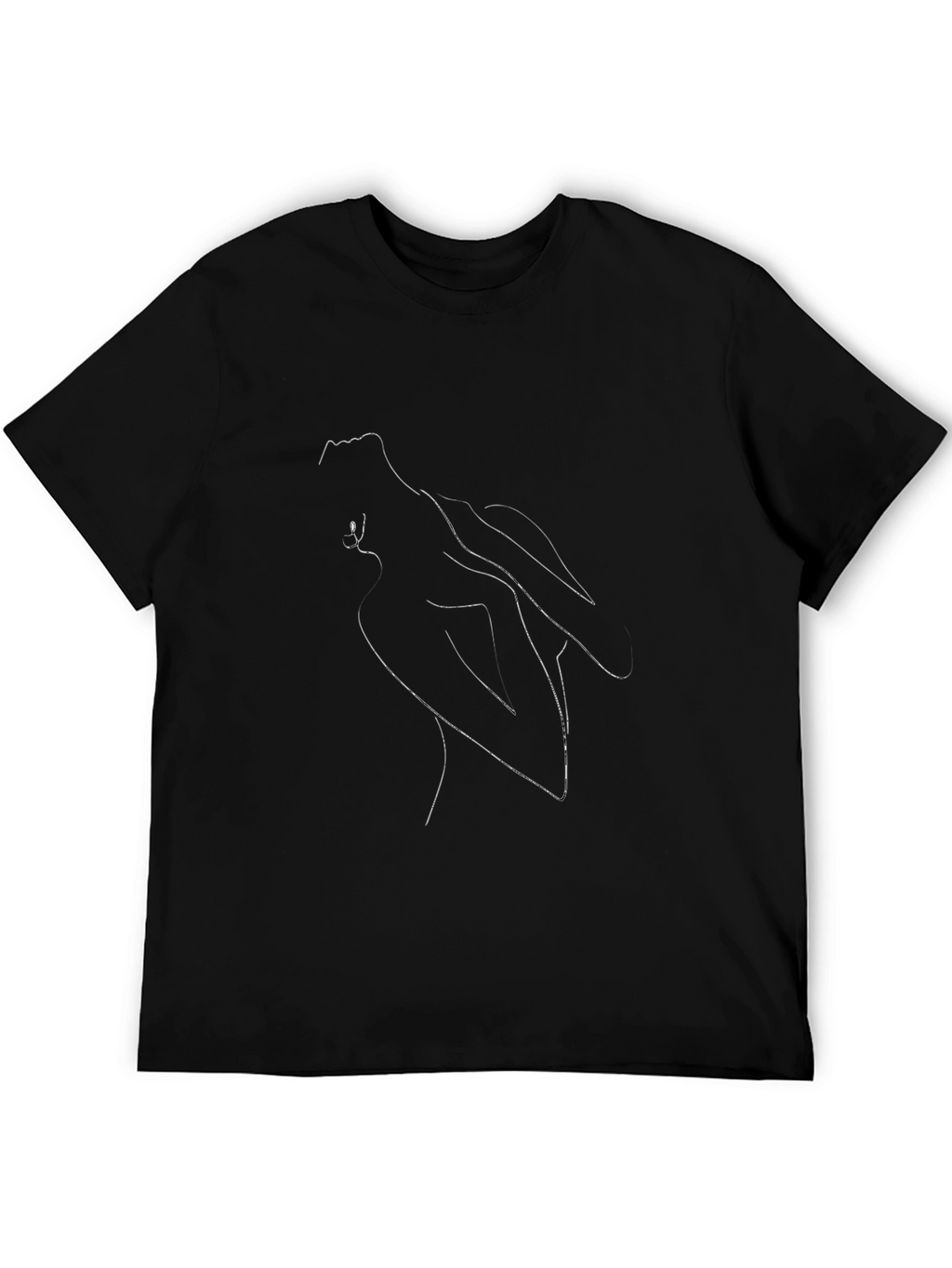 Minimalist Art Print Black T-Shirt