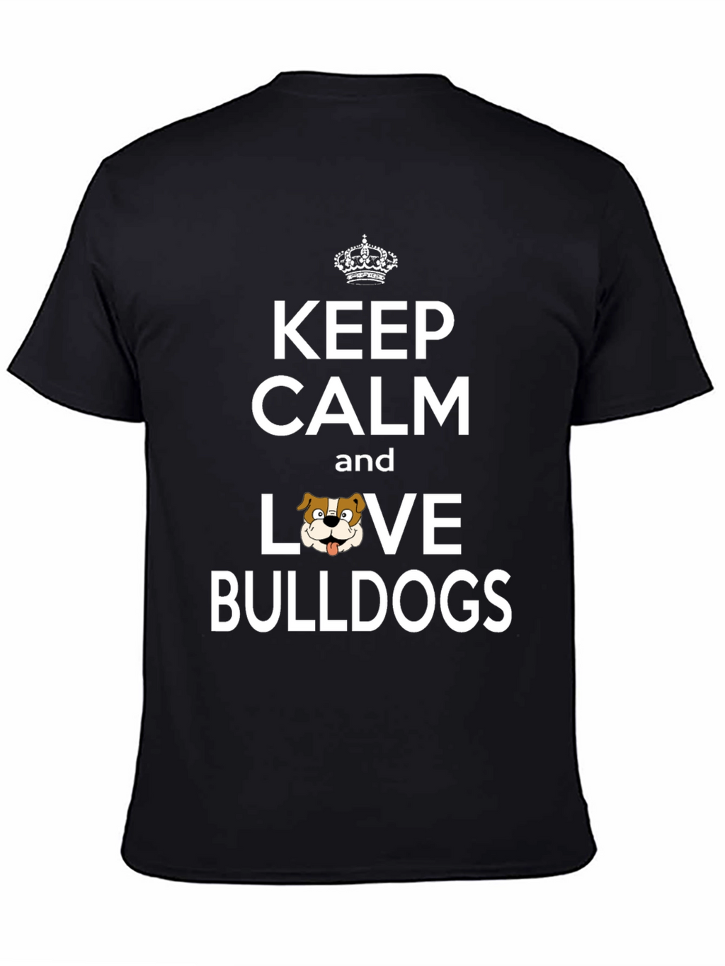 Keep Calm Love Bulldogs Graphic Tee
