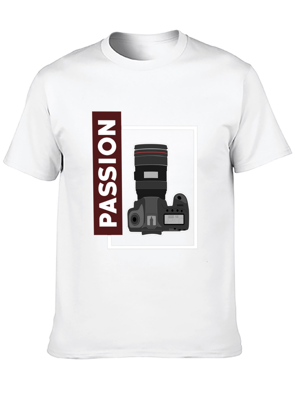 Passion Camera Graphic Tee - Photography Lover T-Shirt