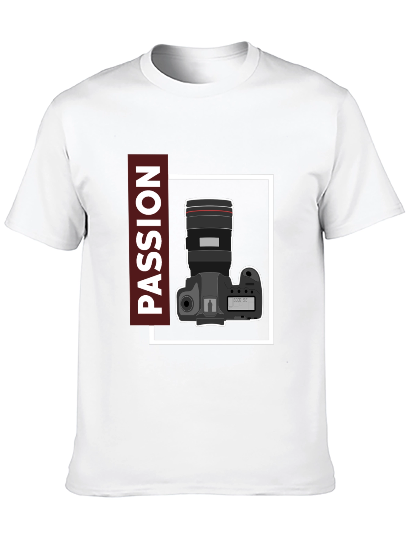 Passion Camera Graphic Tee - Photography Lover T-Shirt