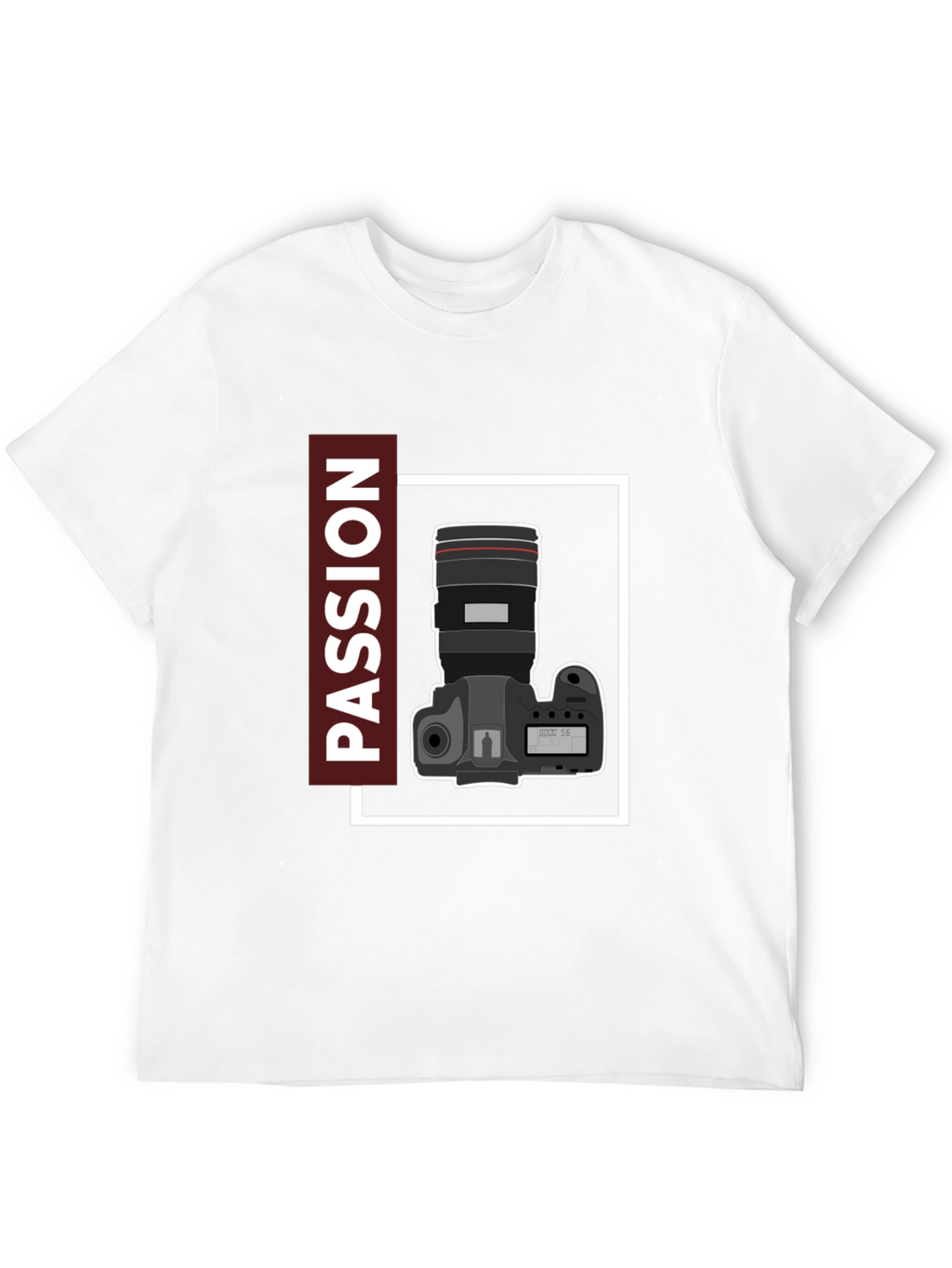 Passion Camera Graphic Tee - Photography Lover T-Shirt