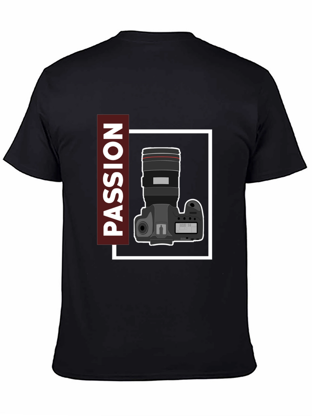 Passion Camera Graphic Tee - Photography Lover T-Shirt